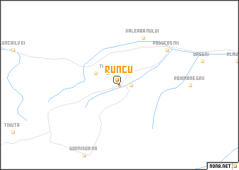 map of Runcu