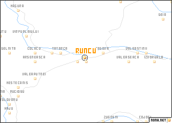 map of Runcu
