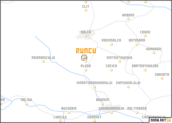 map of Runcu