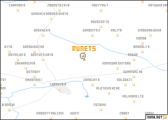 map of Runets