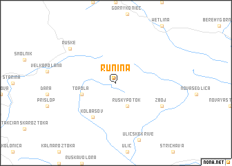 map of Runina