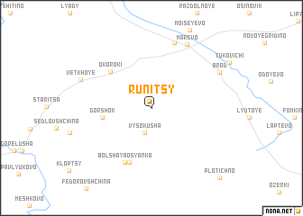 map of Runitsy