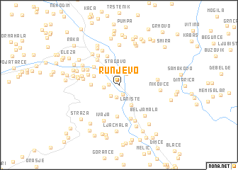 map of Runjevo