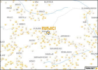 map of Runjići