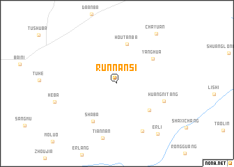 map of Runnansi