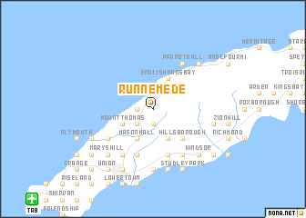 map of Runnemede