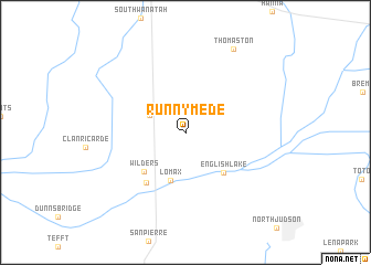 map of Runnymede