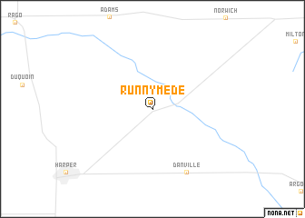 map of Runnymede