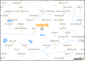 map of Runowo