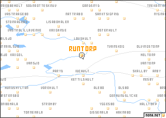 map of Runtorp