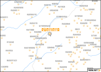 map of Runyinya