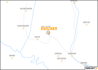 map of Runzhen