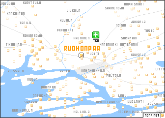 map of Ruohonpää