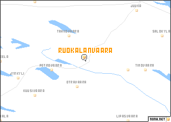 map of Ruokalanvaara