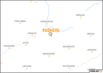 map of Ruokeng