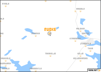 map of Ruoke