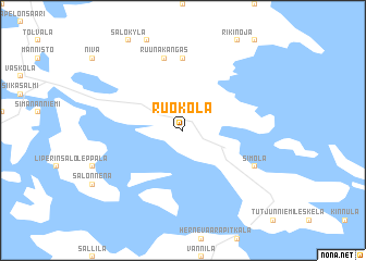 map of Ruokola