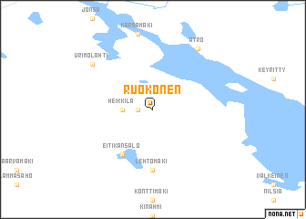 map of Ruokonen