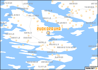 map of Ruokorauma