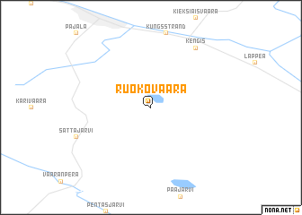 map of Ruokovaara