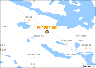 map of Ruorasmäki