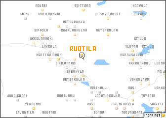 map of Ruotila