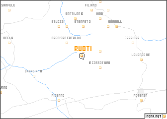 map of Ruoti