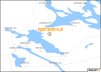 map of Ruotsinkylä