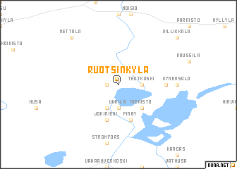 map of Ruotsinkylä