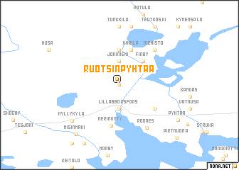 map of Ruotsinpyhtää