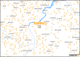 map of Rupavci