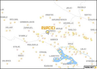 map of Rupčići