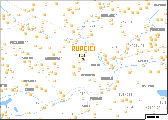 map of Rupčići