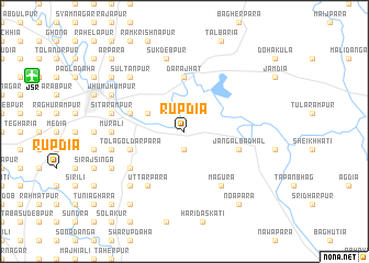 map of Rupdia