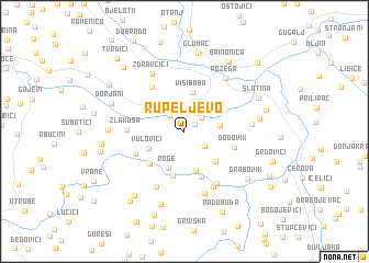 map of Rupeljevo