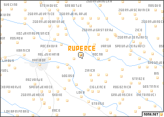 map of Ruperče