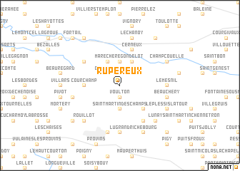 map of Rupéreux