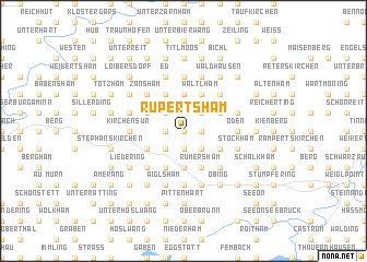 map of Rupertsham