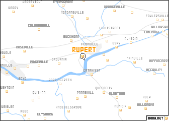 map of Rupert