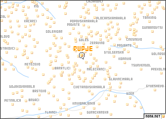 map of Rupje