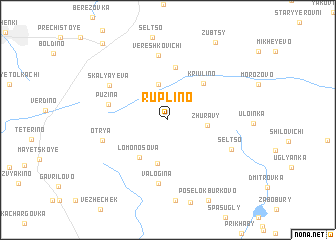 map of Ruplino