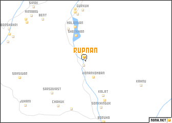 map of Rūpnān