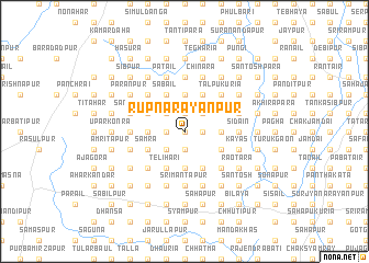 map of Rupnārāyanpur