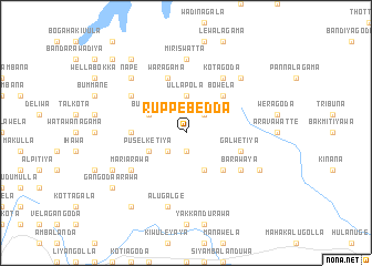 map of Ruppebedda