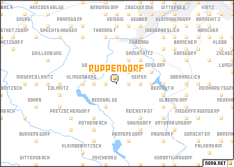 map of Ruppendorf