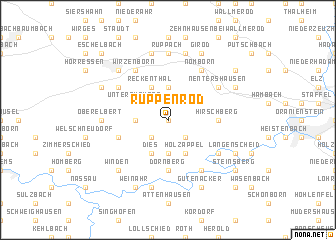 map of Ruppenrod