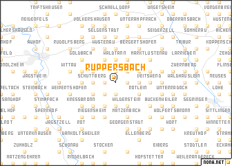 map of Ruppersbach