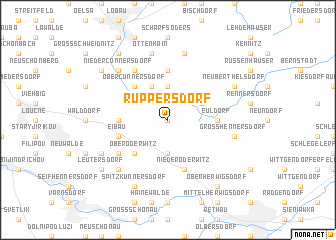 map of Ruppersdorf