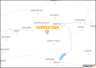 map of Ruppertown