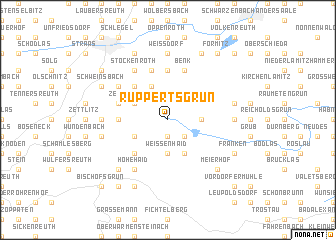 map of Ruppertsgrün